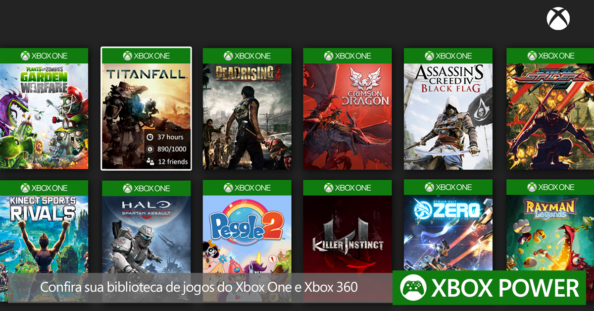 Armazém Paraíba - O Xbox 360 tem uma vasta biblioteca de jogos