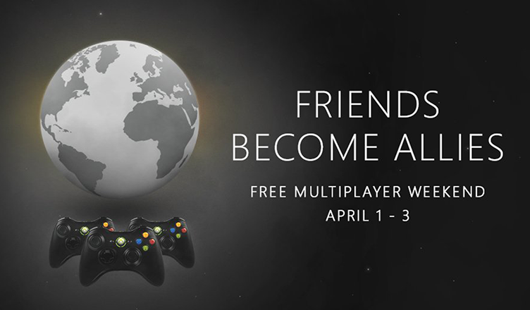 Final de semana com multiplayer gratuito no Xbox 360