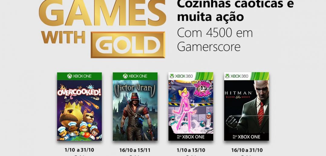 Microsoft anuncia os jogos gratuitos em outubro de 2019 para os assinantes  da Xbox Games With Gold