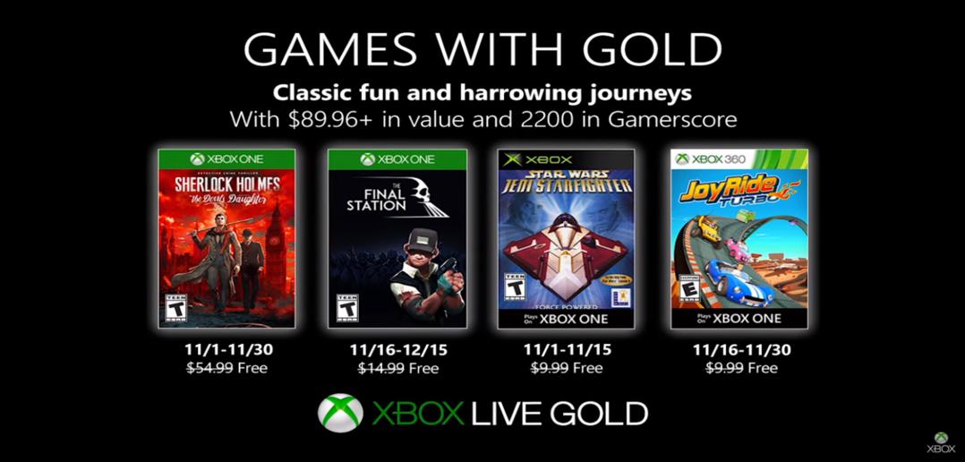 Games With Gold: os jogos gratuitos em novembro de 2022 - Xbox