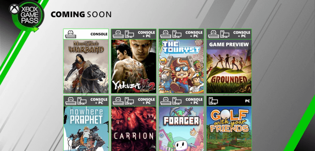 É OFICIAL! REVELADOS 8 NOVOS JOGOS no XBOX GAME PASS em NOVEMBRO! 