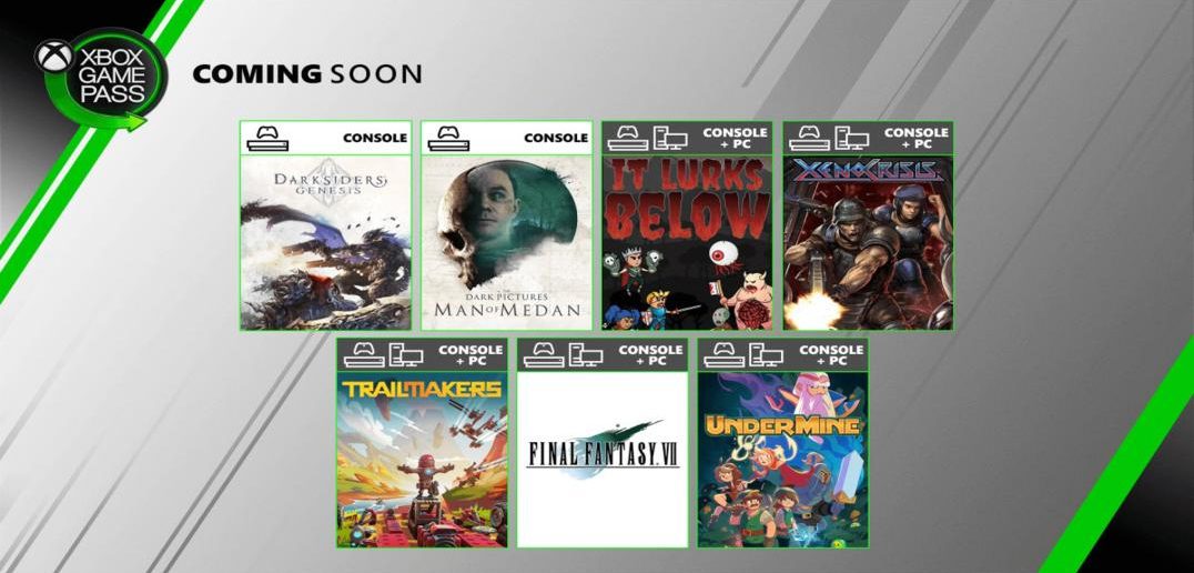 Xbox revela próximas entradas no Xbox Game Pass