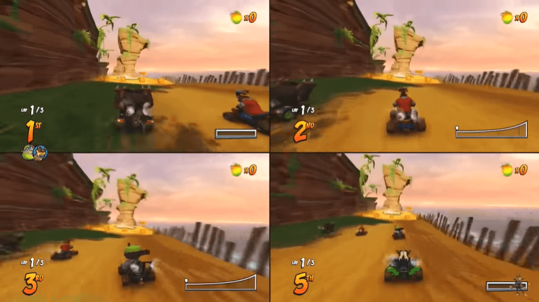 Melhores jogos de corrida para xbox 360 com função split screen / tela  dividida 