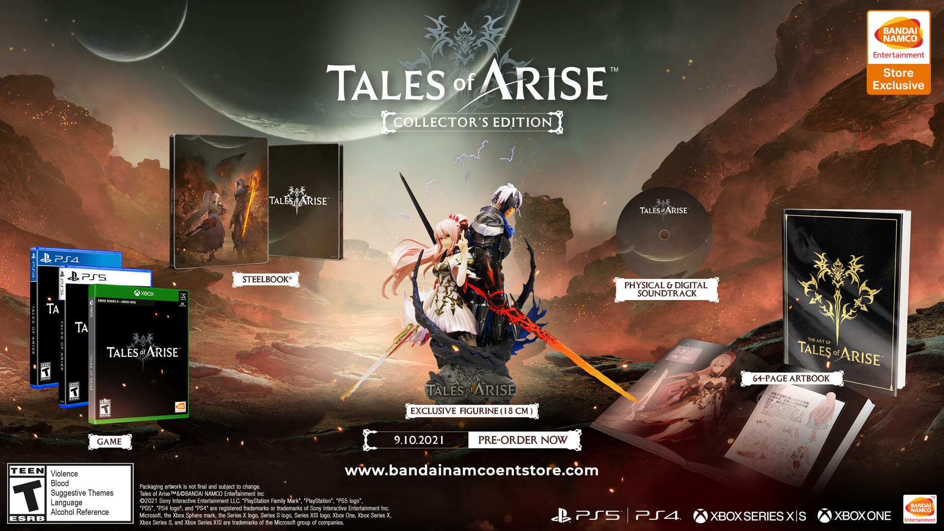 Tales of Arise: JRPG da Bandai tem lançamento adiado por tempo indeterminado