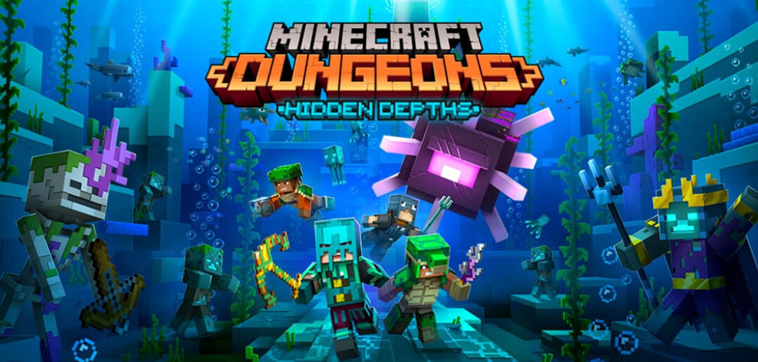 DLC Hidden Depths levará jogadores de Minecraft Dungeons para o fundo do  oceano - Xbox Power