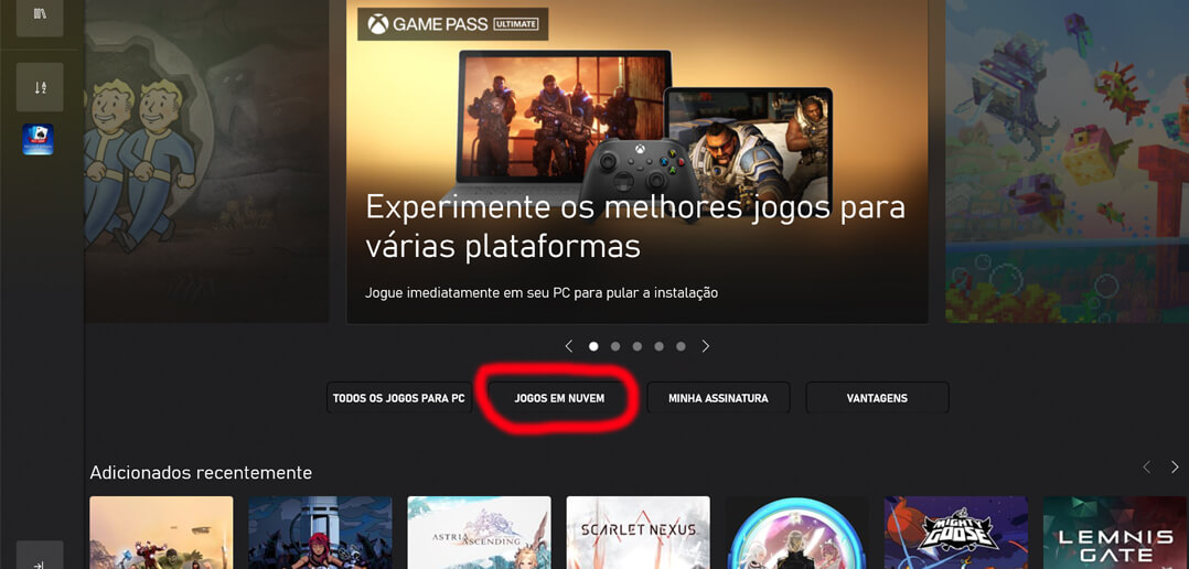 XBOX SEM PRECISAR INSTALAR - JOGO NA NUVEM#CapCut #xbox