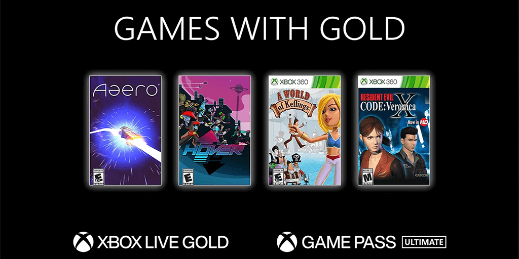 Xbox revela jogos grátis da Live Gold para novembro