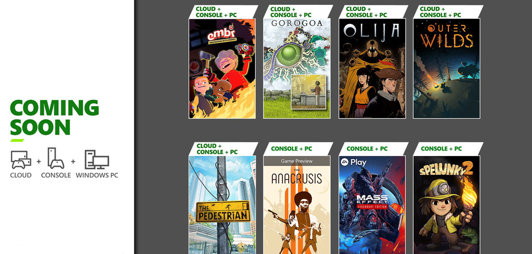 X018  Veja os 16 jogos anunciados para o Xbox Game Pass - PlayReplay