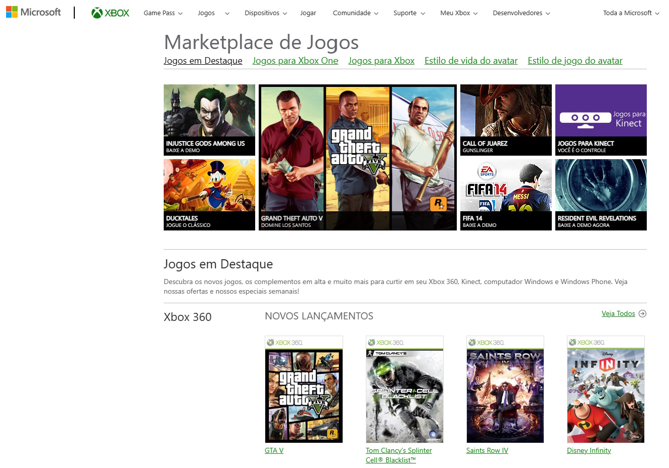 Fim da loja do Xbox 360 - Marketplace