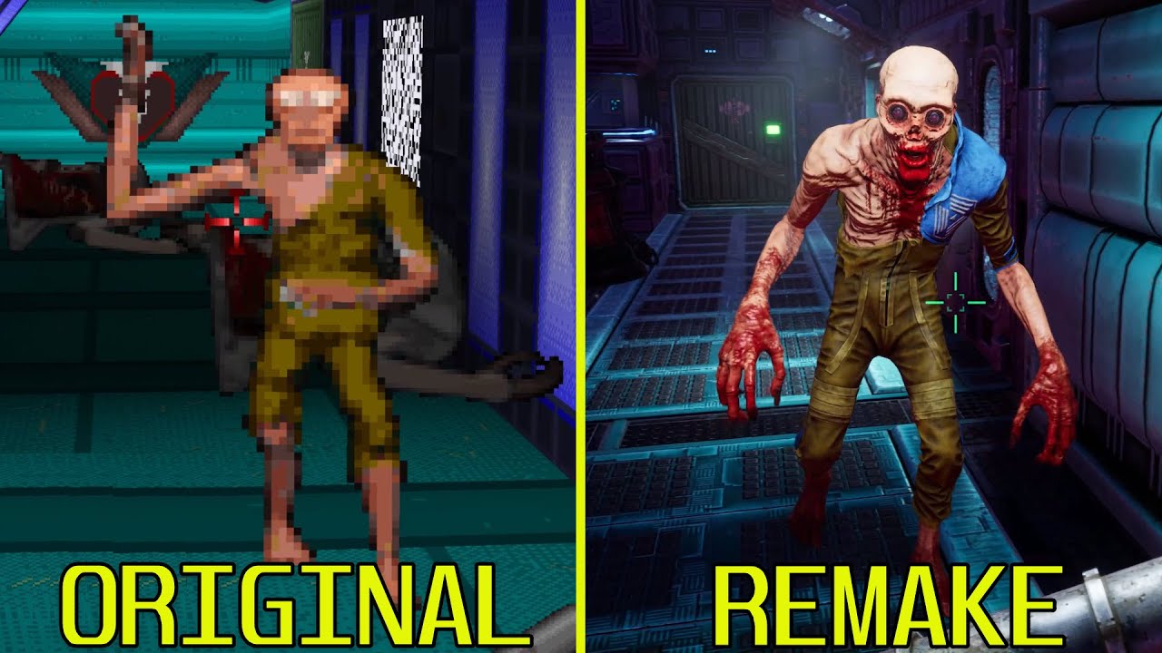 System Shock Remake - Comparação