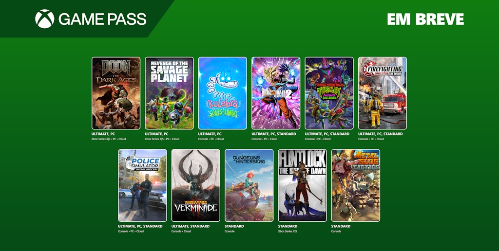 Xbox Game Pass, jogos chegando na primeira quinzena de maio de 2025