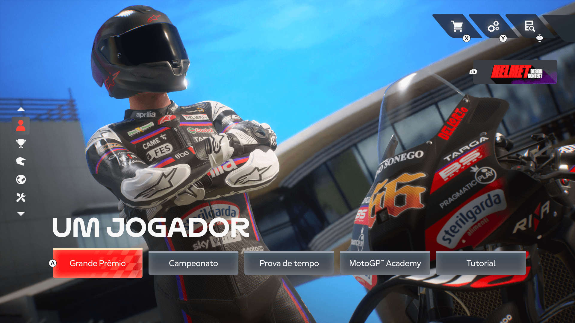 MotoGP 25 - Main menu