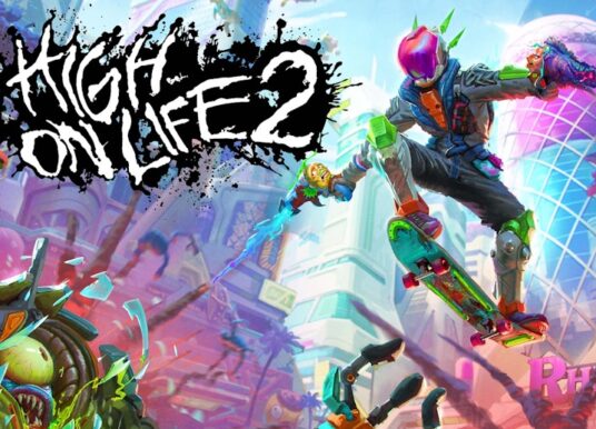 High on Life 2 um parque de diversões intergaláctico com skate, armas falantes e um vilão do tamanho de um pixel