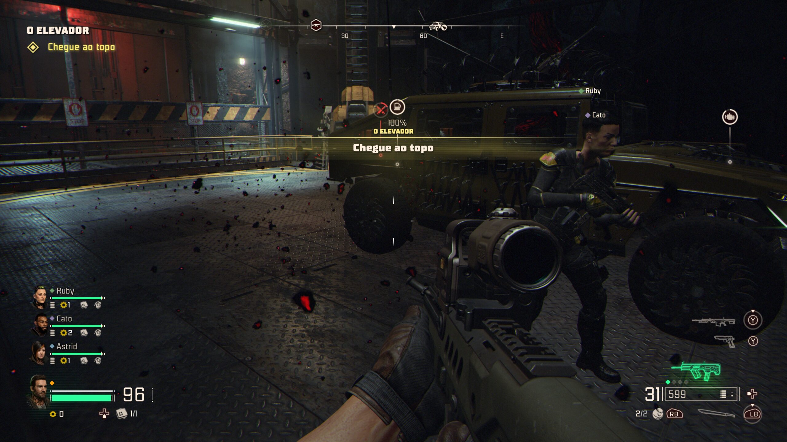 John Carpenter’s Toxic Commando - Gameplay - Elevador