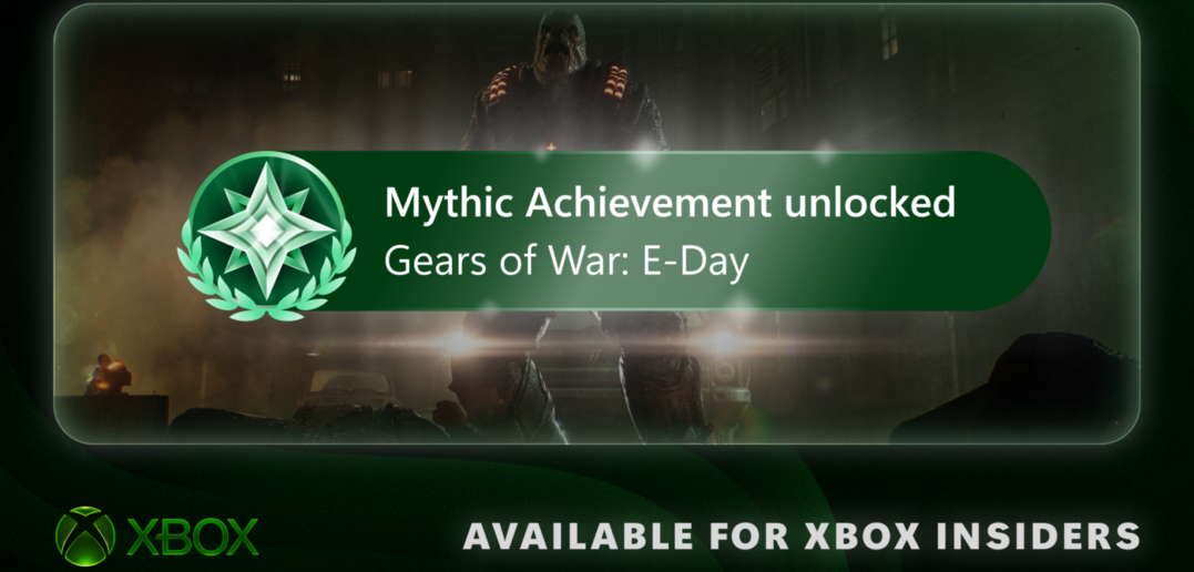 Xbox Insiders recebem Mythic Achievements para celebrar jogos 100% concluídos